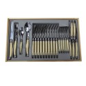 Set de cubiertos estilo laguiole. 24 piezas para seis personas Hogar