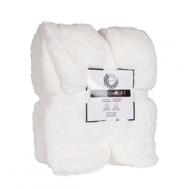 Frazada Soft Blanca, tamaños a elección, Palermo Frazadas