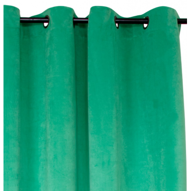 Cortina argollas Felpa New Velvet Verde, Masel Cortinas