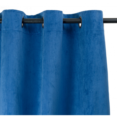 Cortina argollas Felpa New Velvet Azul Rey, Masel Cortinas