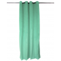 Cortina argollas Felpa New Velvet verde agua, Masel Cortinas