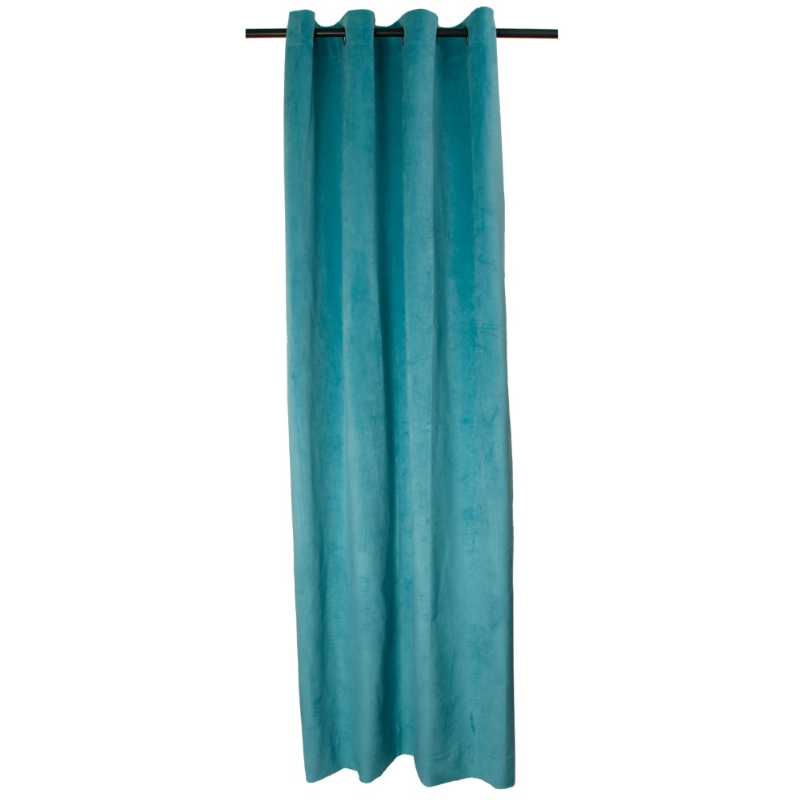 Cortina argollas Felpa New Velvet Turquesa, Masel Cortinas