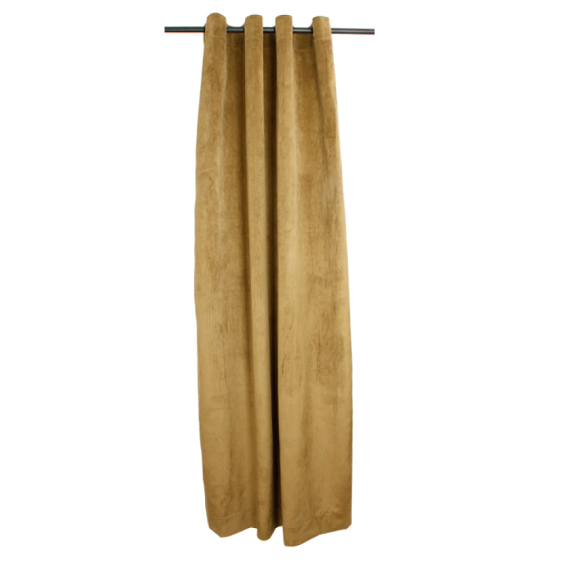 Cortina argollas Felpa New Velvet Tabaco, Masel Cortinas