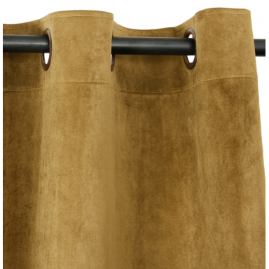 Cortina argollas Felpa New Velvet Tabaco, Masel Cortinas