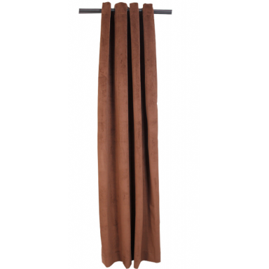 Cortina argollas Felpa New Velvet Chocolate, Masel Cortinas