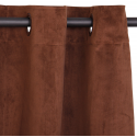 Cortina argollas Felpa New Velvet Chocolate, Masel Cortinas