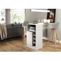 Isla Cocina color Blanco Mesa plegable, Mesas