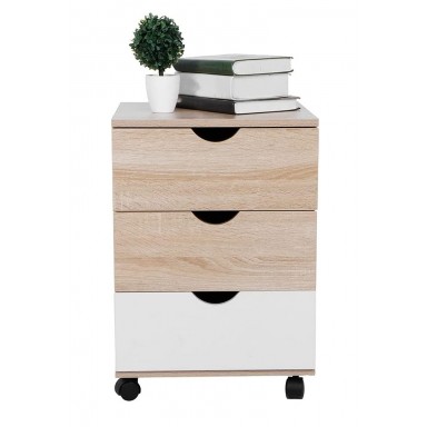 Velador 3 cajones Jacaranda Veladores