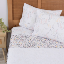 Juego de Sábanas 180 Hilos Estampado Oasis, Mashini Sábanas