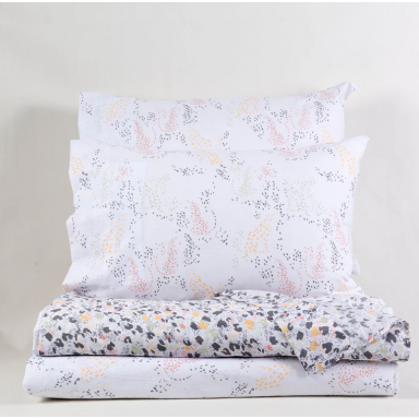 Juego de Sábanas 180 Hilos Estampado Oasis, Mashini Sábanas