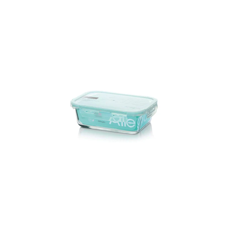 Contenedor Hermético Vidrio Rectangular 420Ml Allegra Cocina