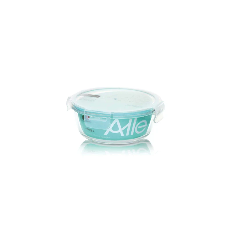 Contenedor Hermético de vidrio redondo 370Ml, Allegra Cocina
