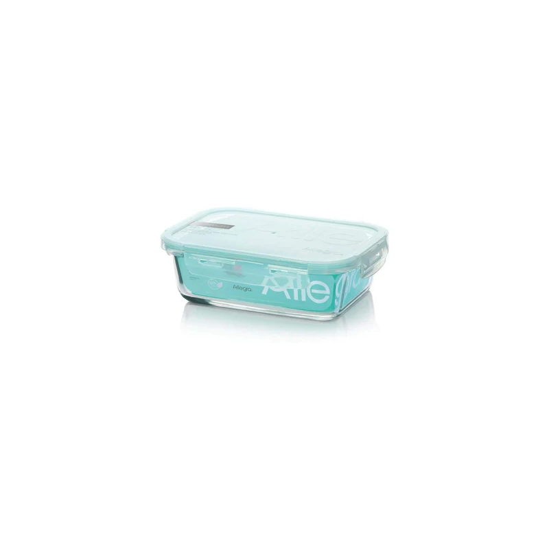 Contenedor Hermético De Vidrio Rectangular 590 Ml, Allegra Cocina