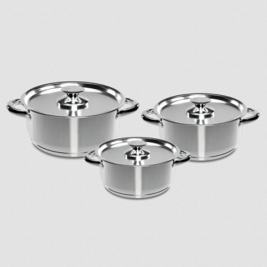 Batería De Cocina 6 Piezas Acero Inoxidable 420-6Ss Inicio