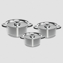 Batería De Cocina 6 Piezas Acero Inoxidable 420-6Ss Inicio
