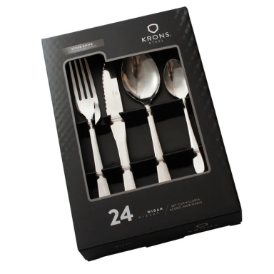 Set de Cuchillería Carnes 24 Piezas Wigan Krons Cocina