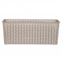 Canastilla organizadora Tavarua 5.5 L - Taupe Reyplast Inicio
