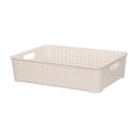 Canastilla Organizadora Tavarua 6.6 L Beige Reyplast Inicio