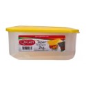 Contenedor hermético Rectangular Transparente 3kg. Cocina