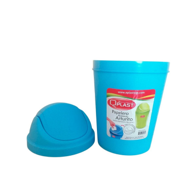 Papelero Redondo Arturito 8lts Aseo y Limpieza