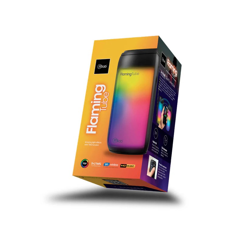 Parlante Bluetooth MLAB Flaming Tube Bass 5 W con Luces LED TWS Inicio