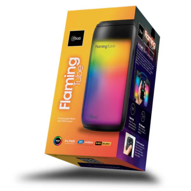 Parlante Bluetooth MLAB Flaming Tube Bass 5 W con Luces LED TWS Inicio