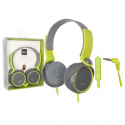 Audífonos Extrabass Over Ear Alámbricos Mlab Verde Audífonos