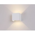 Apliqué led cuadrado exterior ip54 blanco 5w calido 3000k modelo shaula Iluminación