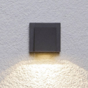 Apliqué led simple exterior ip54 5w 3000k negro modelo kapelle Iluminación