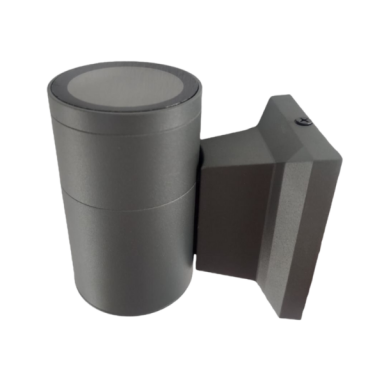 Apliqué led exterior gris modelo kapelle cilindro ip54 simpleporta gu10 Iluminación