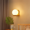 Apliqué porta ampolleta e27 d modelo madera tahti redondo Iluminación