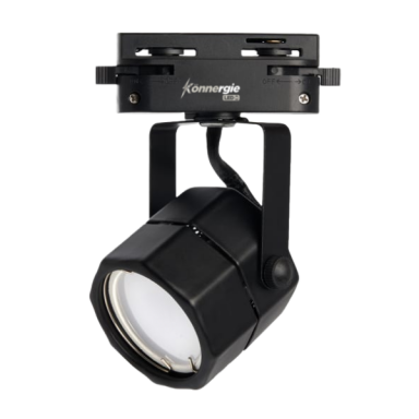 Foco monofasico negro porta ampolleta gu10 modelo naira und Iluminación