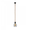 Lámpara de techo porta ampolleta e27 modelo Yute Siegburg Iluminación