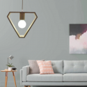 Lámpara de techo porta ampolleta e27 modelo rigel Iluminación