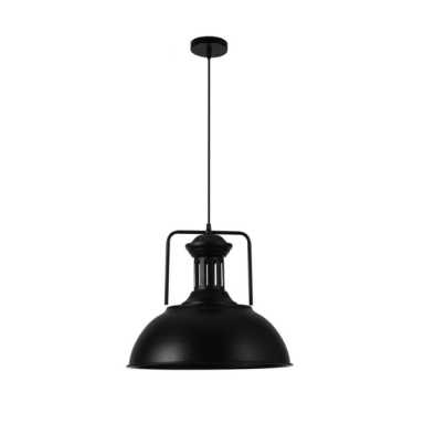 Lampara de techo negra porta ampolleta e27 modelo spica Iluminación