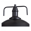 Lámpara de techo negra porta ampolleta e27 modelo antares Iluminación