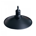Lámpara de techo negra porta ampolleta e27 modelo sigis Iluminación