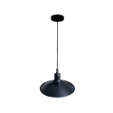 Lámpara de techo negra porta ampolleta e27 modelo sigis Iluminación