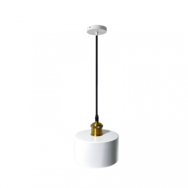 Lámpara de techo canope blanca porta ampolleta e27 modelo morava Iluminación