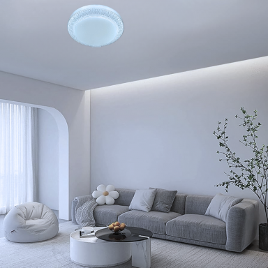 Lámpara led sobrepuesta 24+24w redonda 26cm aspi i 3000k-4000k-6000k Iluminación