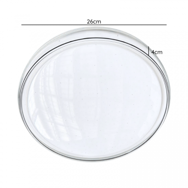 Lampara led sobrepuesta 24+24w redonda 26cm aspi ii 3000k-4000k-6000k Iluminación