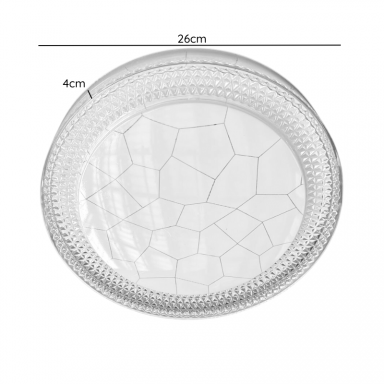 Lámpara led sobrepuesta 24+24w redonda 26cm aspi iii 3000k-4000k-6000k Iluminación
