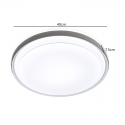 Lámpara led sobrepuesta con control 48+48w gris taurus iii 3000k-4000k-6000k Iluminación