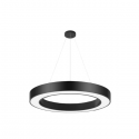 Lampara led moderna colgante 36w 600mm negra 6000k modelo redonda abierta svetla Iluminación