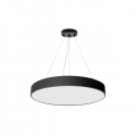 Lámpara led moderna colgante 36w 600mm negra 6000k modelo redonda cerrada svetla Iluminación