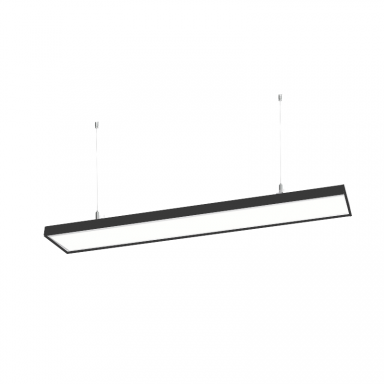 Lineal negro abs 1200x100x70 48w 4000k algol Konnergie Iluminación