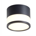 Panel decorativo sobrepuesto negro moderno 7w calido 3000k Iluminación