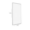 Panel led pro fp 0,9 embutido cielo americano backlight 603x120 72w 6000k konnergie Iluminación