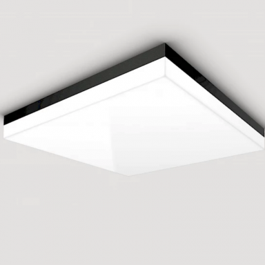 Base sobreponer color negro panel 603x603 Konnergie Iluminación