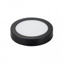 Panel sobrepuesto pro negro redondo 24w frio 6000k konnergie Iluminación